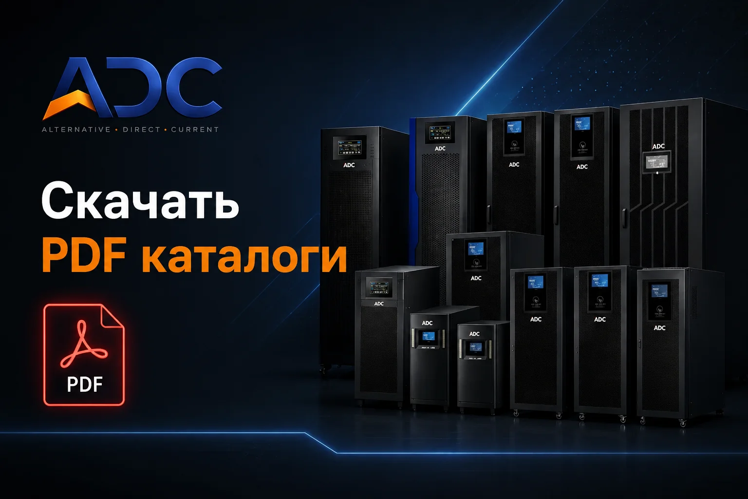 Скачать PDF каталоги ADC