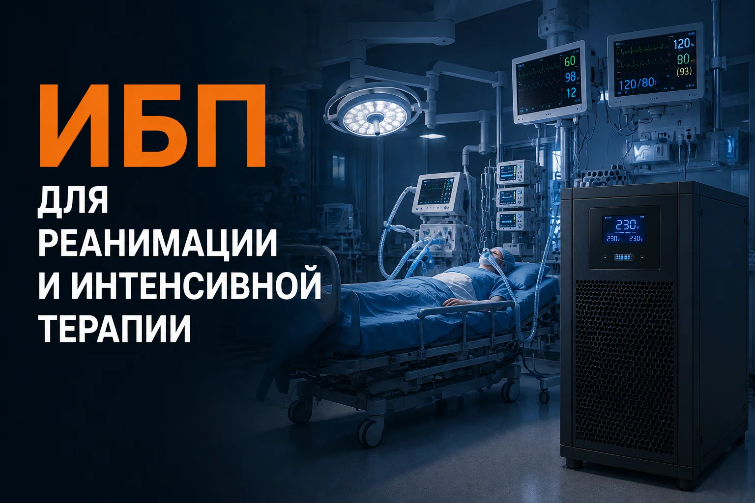 ИБП для реанимации и отделений интенсивной терапии