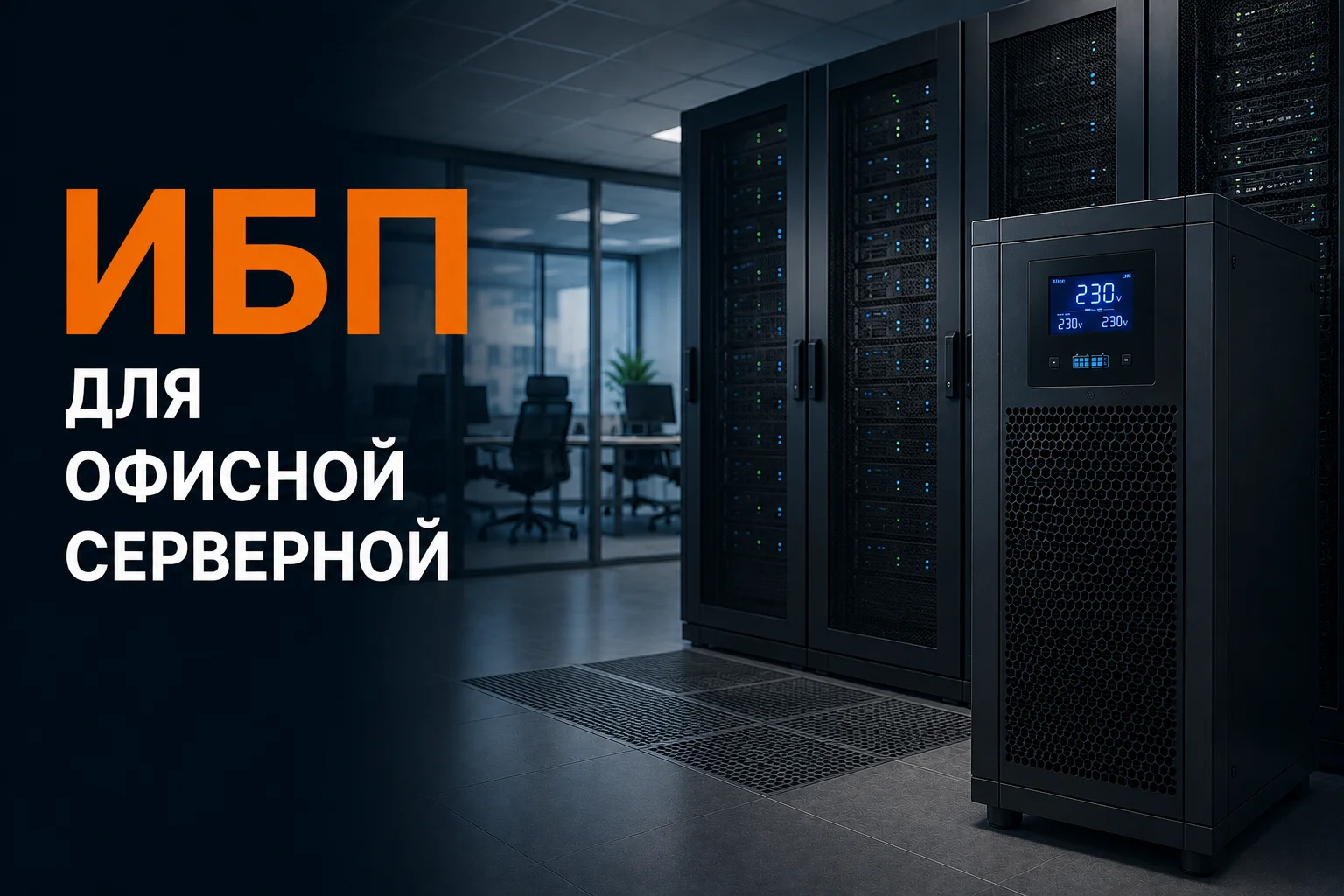 Как организовать ИБП для офисной серверной