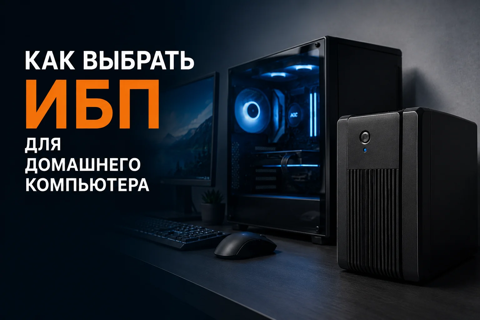 Как подобрать ИБП для домашнего компьютера и рабочей станции