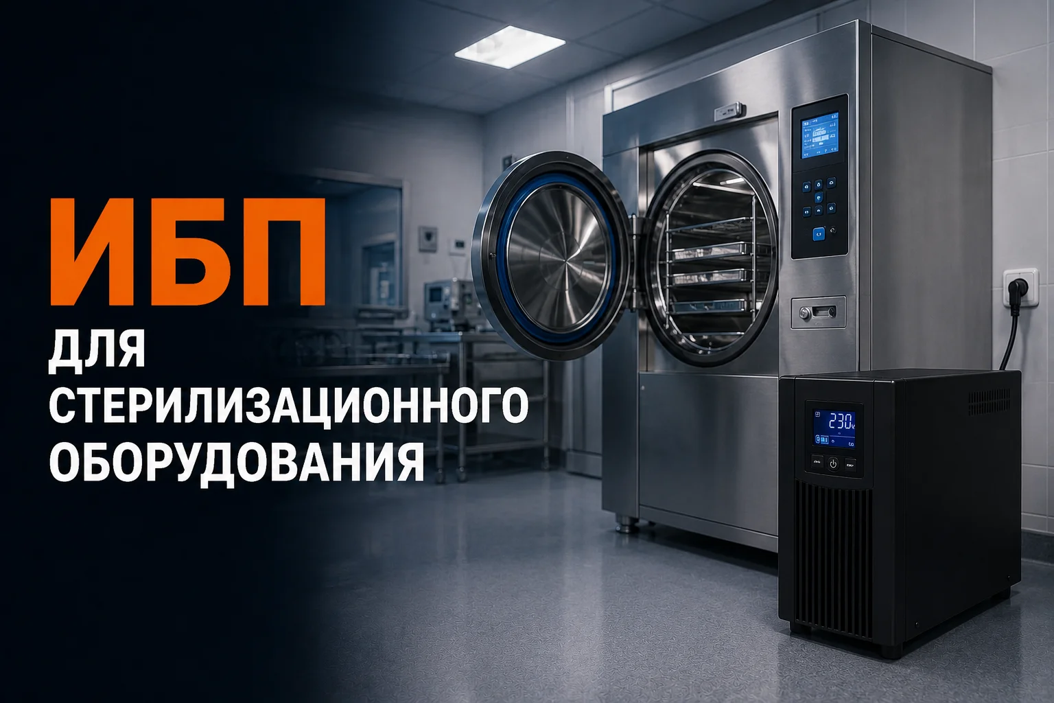 Как выбрать ИБП для стерилизационного оборудования