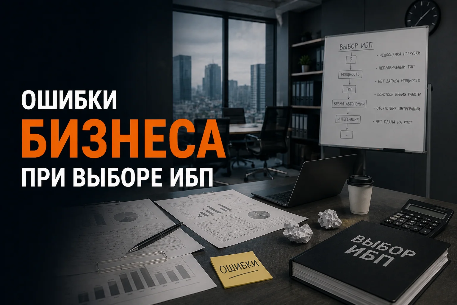 Основные ошибки бизнеса при выборе ИБП