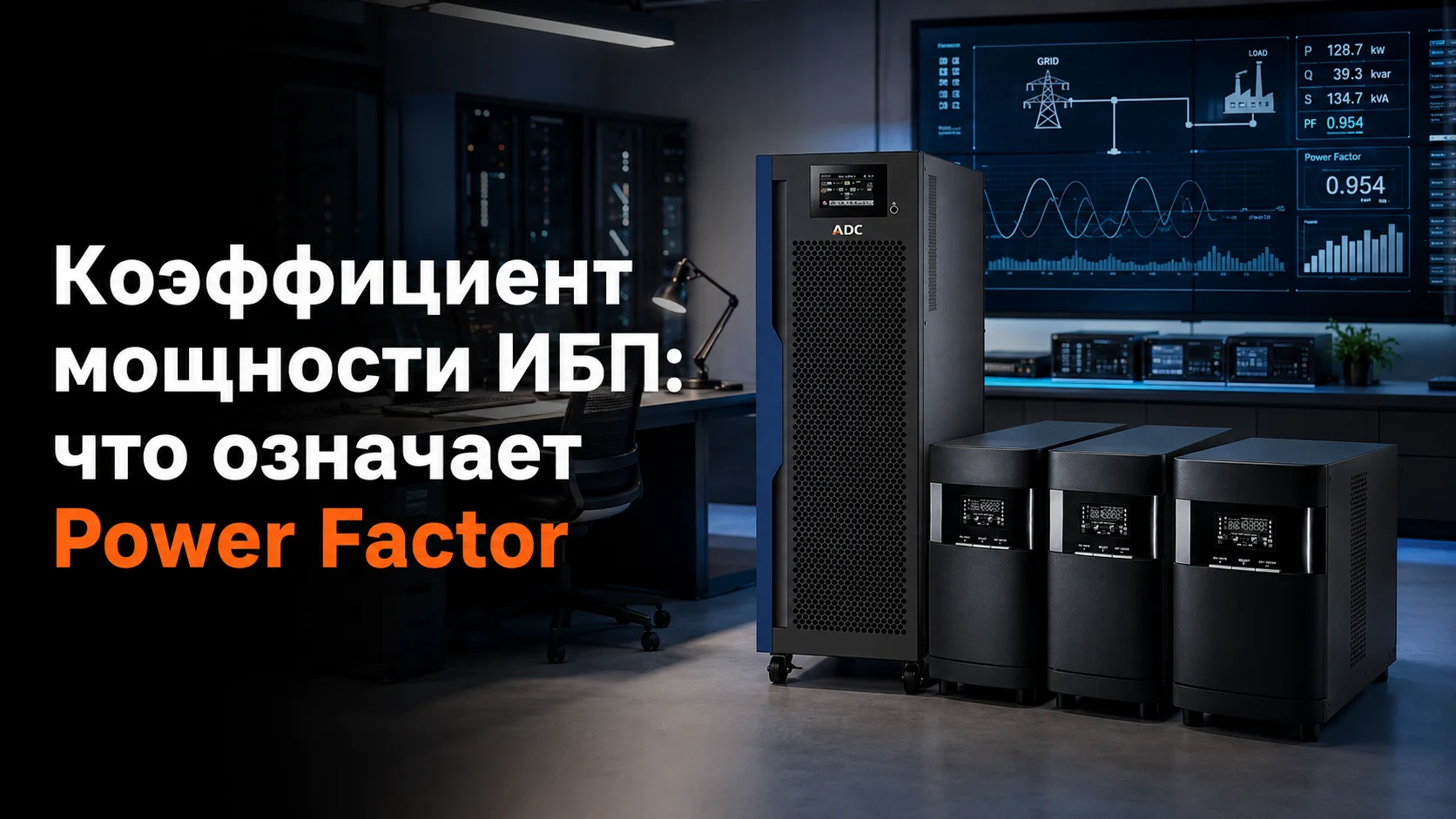 Коэффициент мощности ИБП: что означает Power Factor