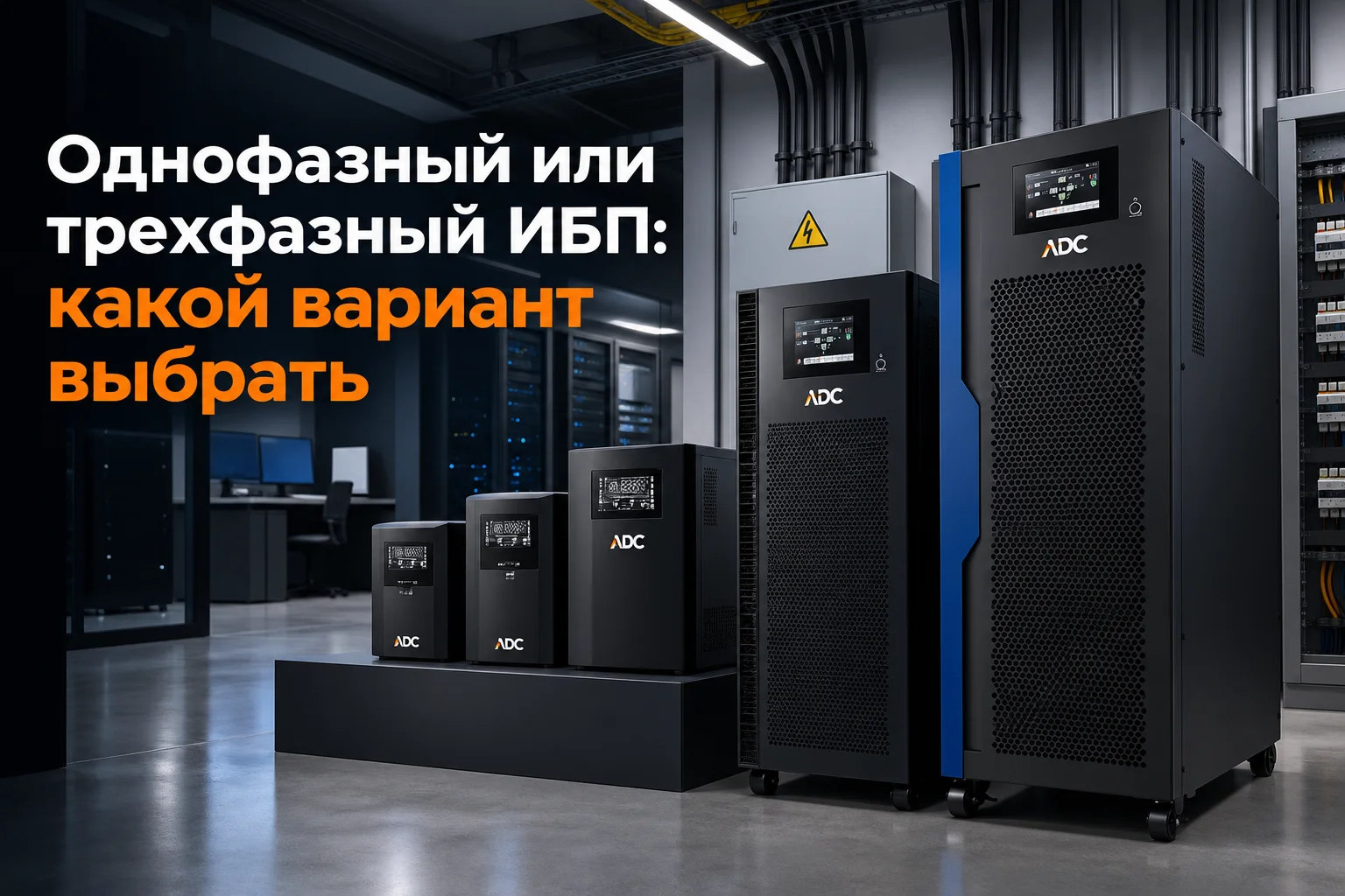 Однофазный или трехфазный ИБП: какой вариант выбрать