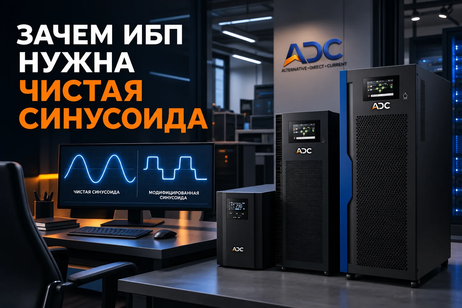 Зачем ИБП нужна чистая синусоида