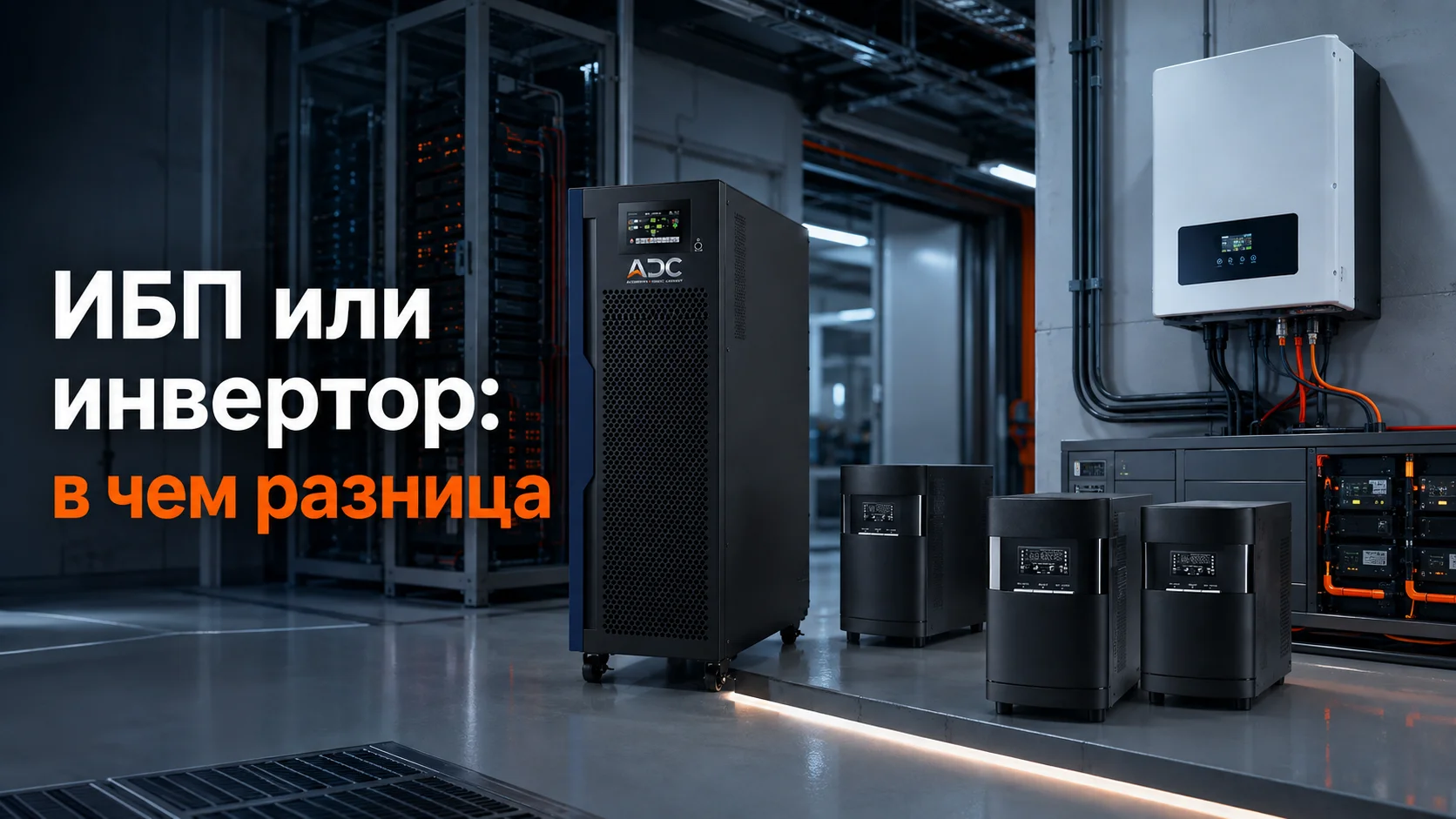 ИБП или инвертор: в чем разница