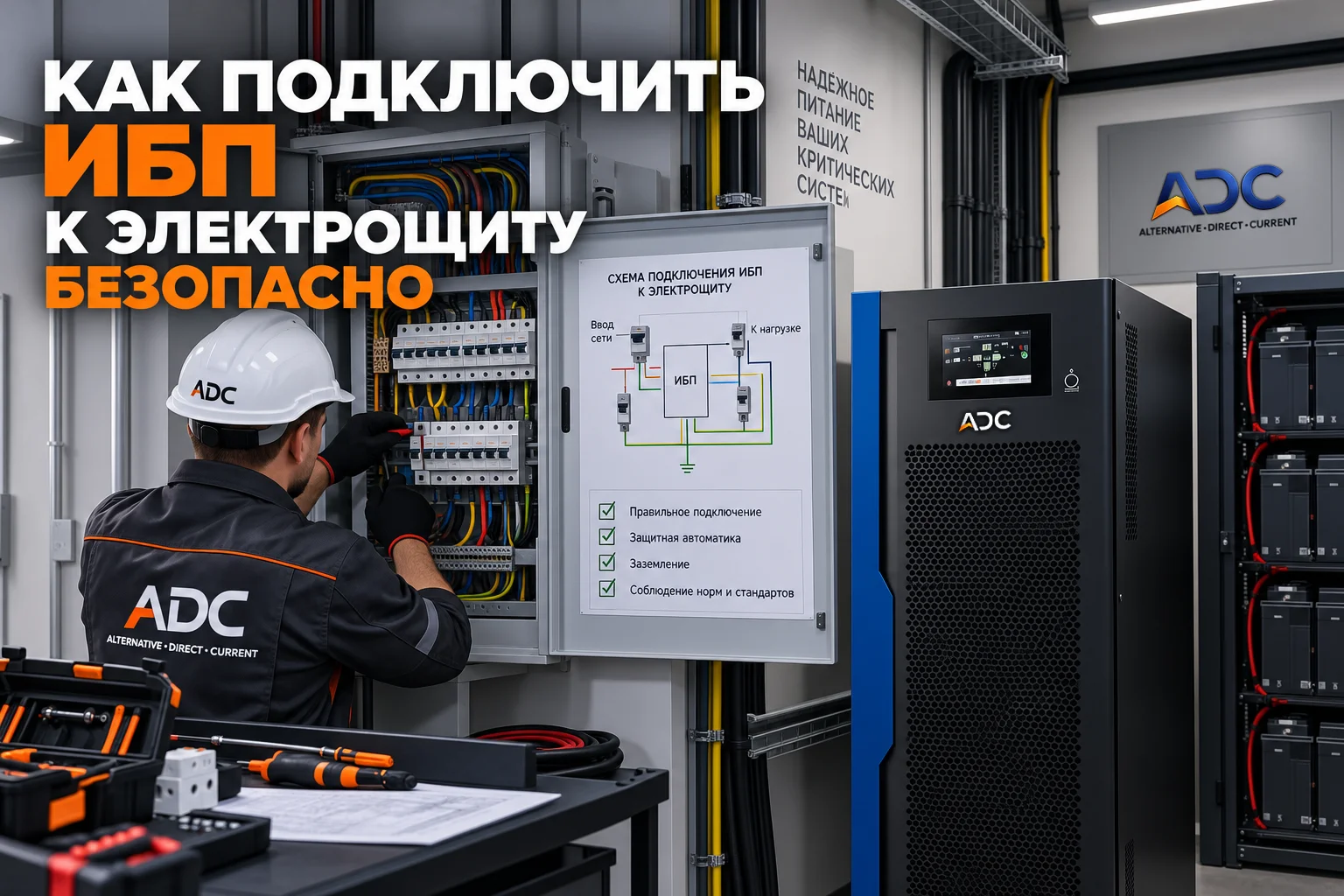Как подключить ИБП к электрощиту безопасно