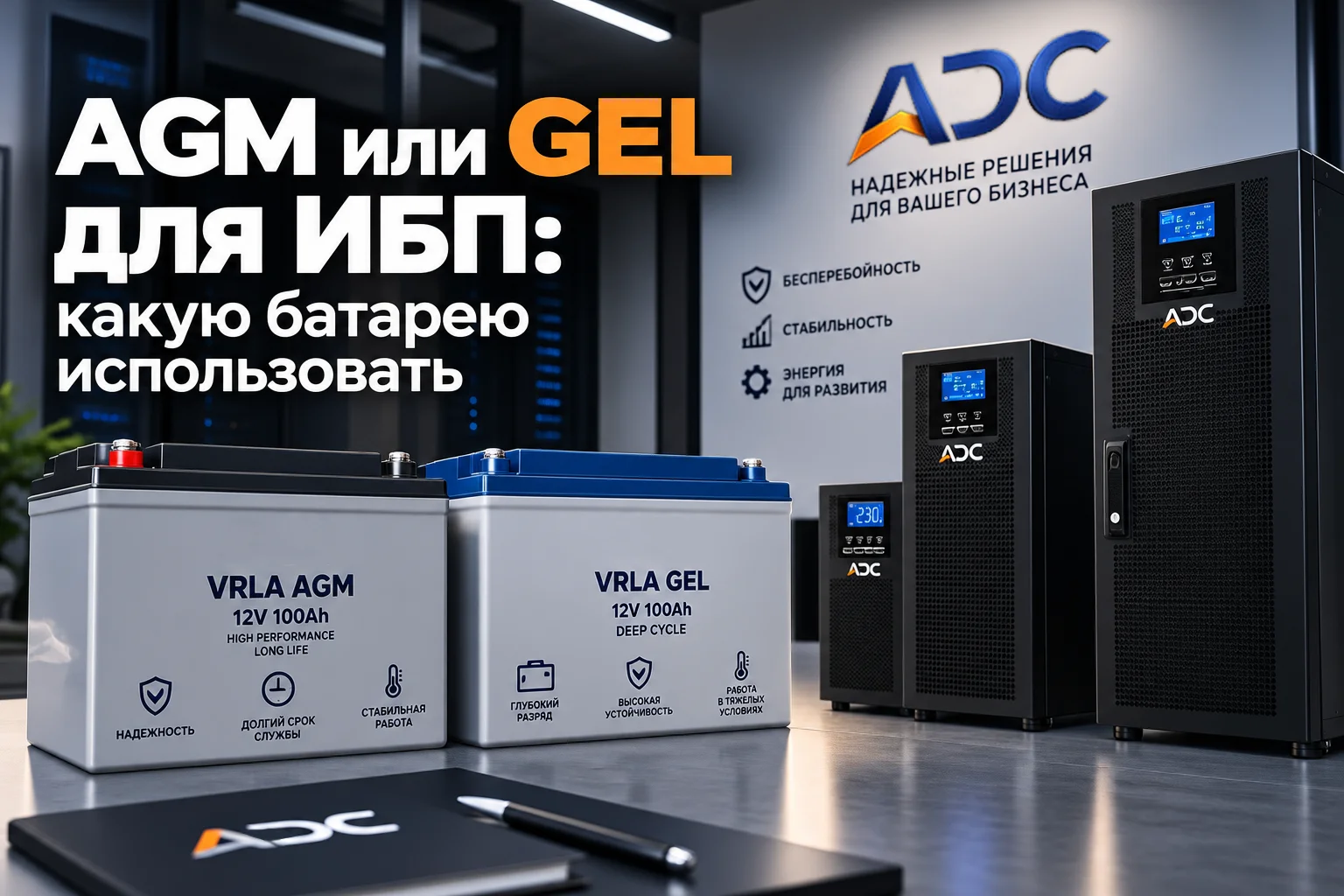 AGM или GEL для ИБП: какую батарею использовать
