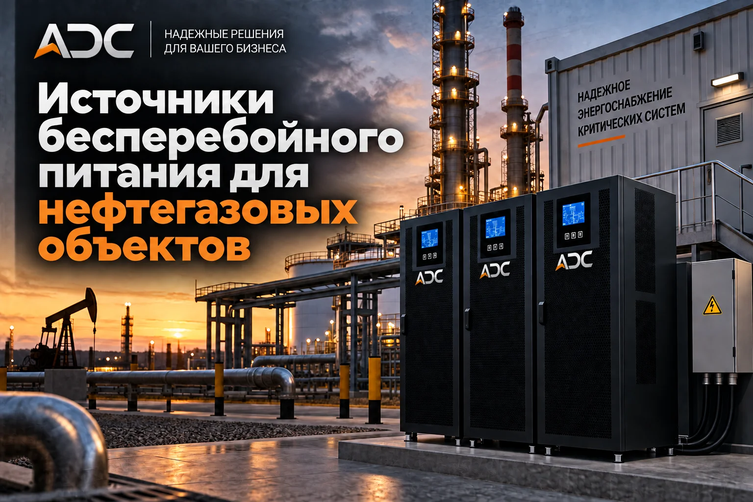 Источники бесперебойного питания для нефтегазовых объектов