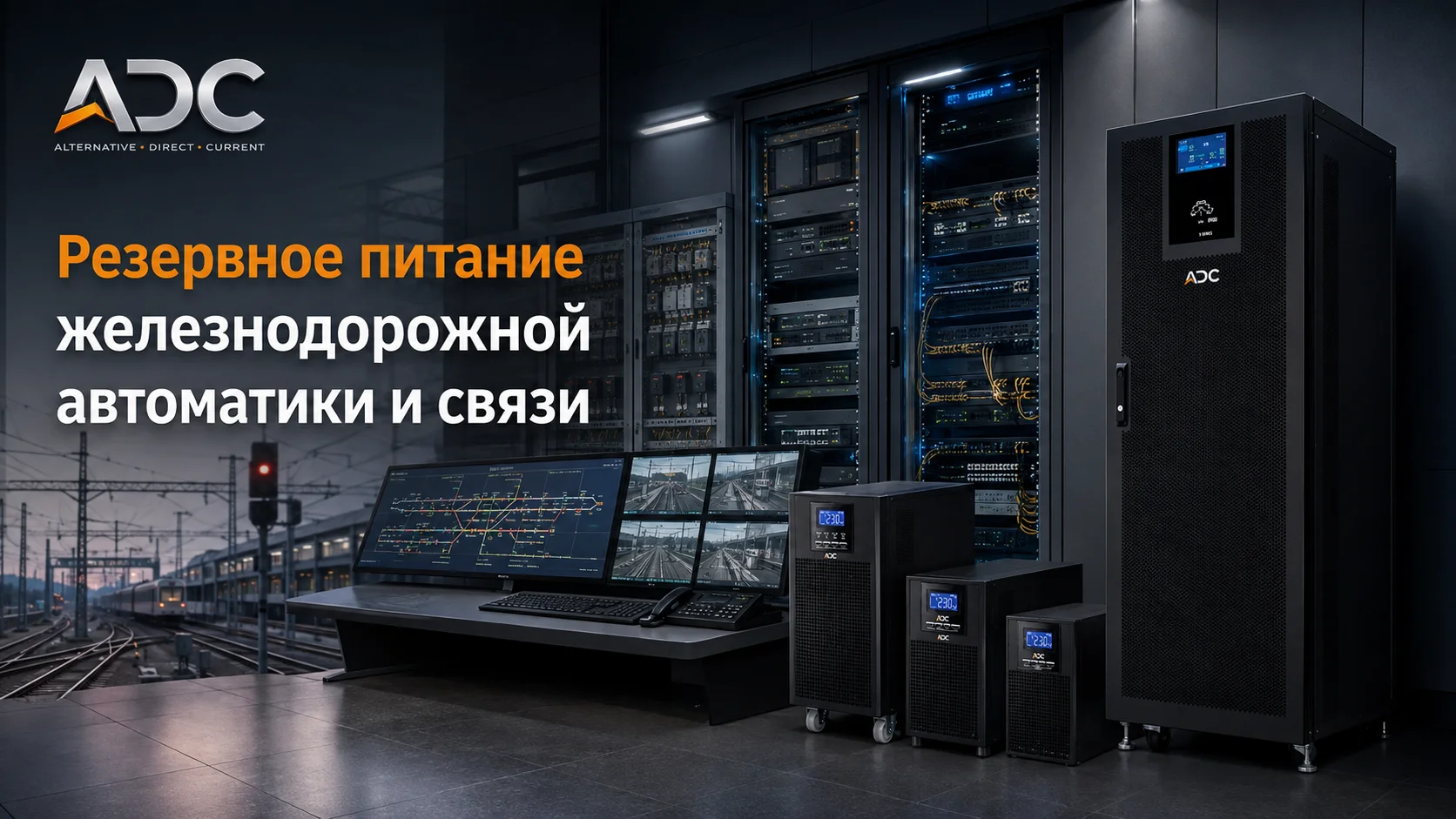 Резервное питание железнодорожной автоматики и связи