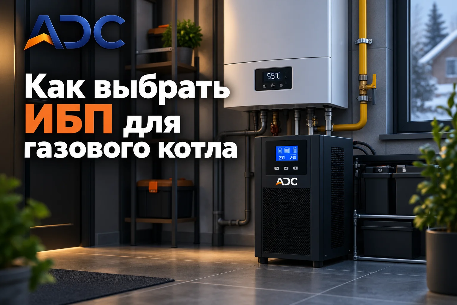 Как выбрать ИБП для газового котла