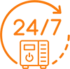 24/7 работа ИБП